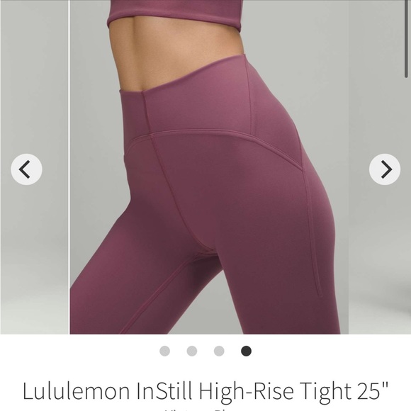instill pant 25" vintage plum size 2 lululemon nwt - Picture 12 of 14